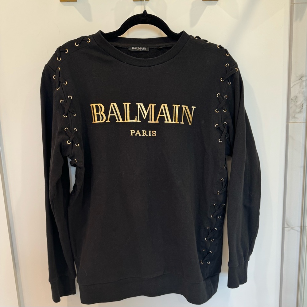 Balmain logo sweatshirt